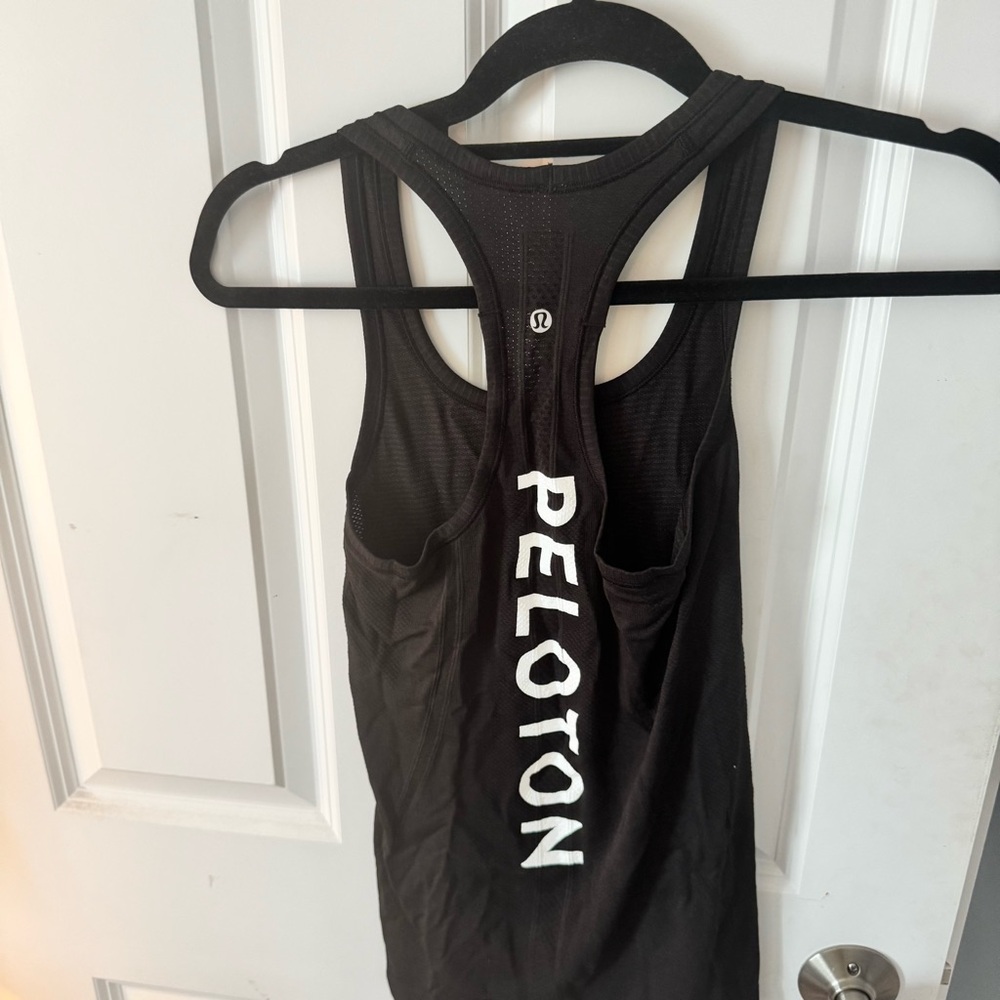 Lululemon Swiftly Tech Peloton Black Tank Top
